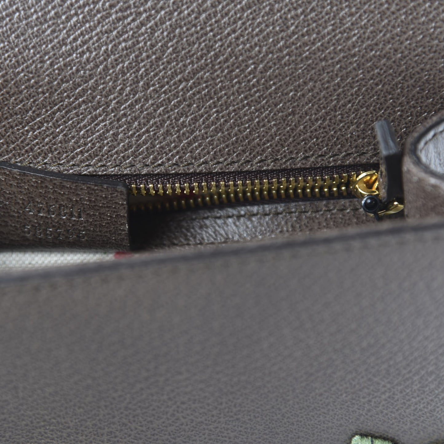 Calfskin Embroidered Sylvie Belt Bag 95 34 Brown