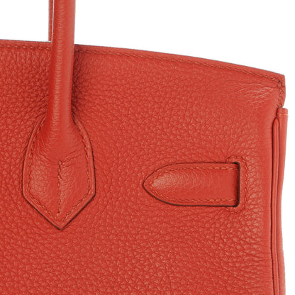 Hermes Togo Birkin 30 Vermillion 13 of 31