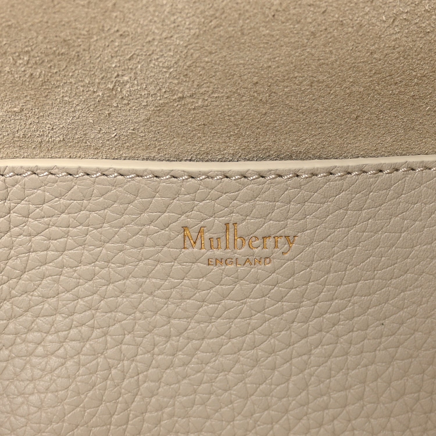Mulberry Glossy Goatskin Medium Lily Beige 6 of 9