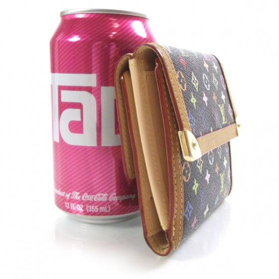 Monogram Multicolor Porte-Monnaie Billets Wallet Black