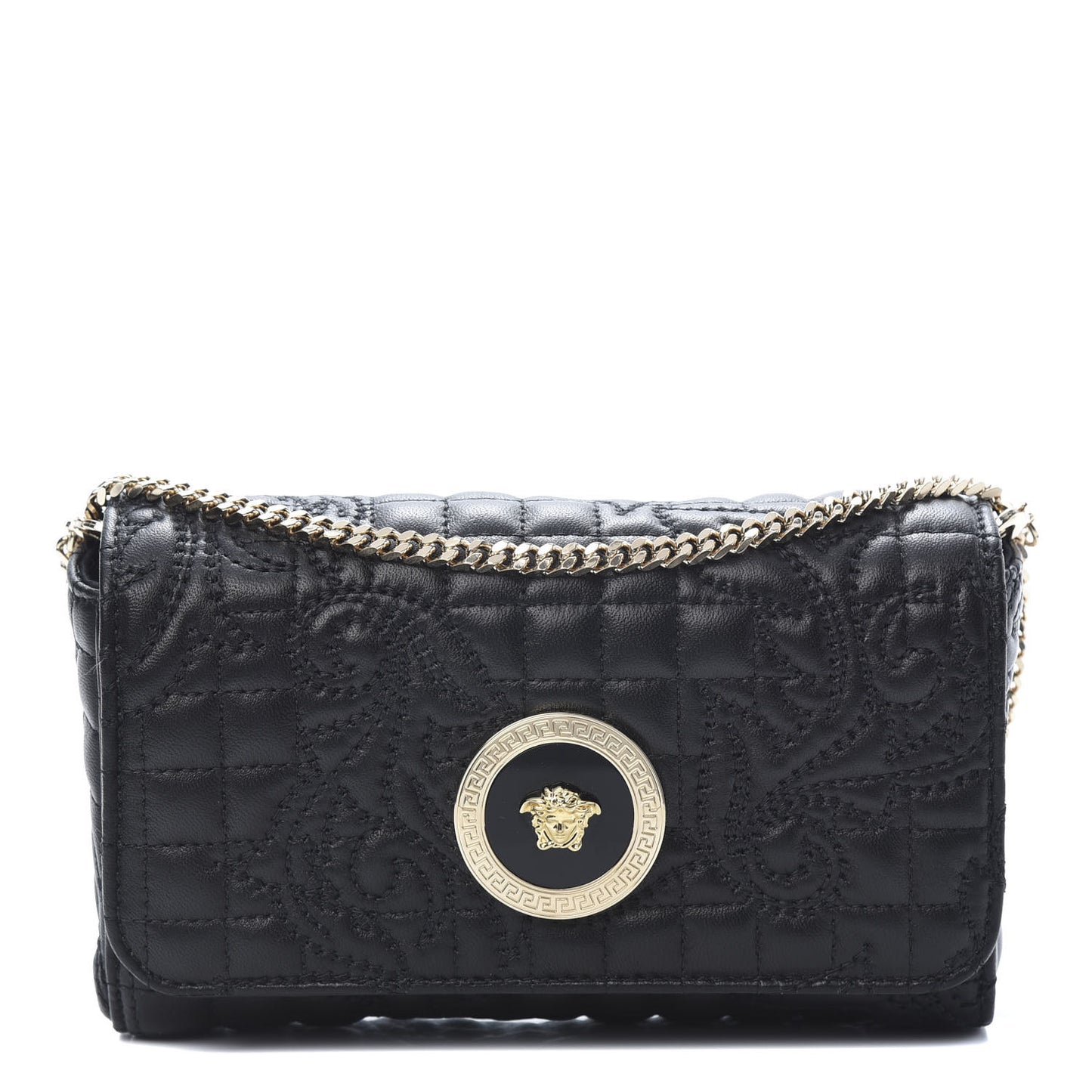 Nappa Quilted Trapuntata Tribute Crossbody Black