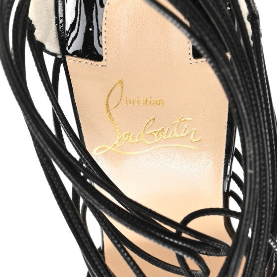 Christian Louboutin Patent Kid Confusa 100 Pumps 38 Black 8 of 10