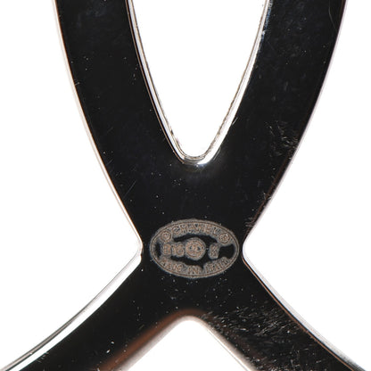 Chanel Strass Crystal Peace Sign Emoji Brooch Silver 4 of 5