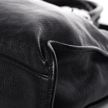 Balenciaga Chevre Silver Metallic Edge Hardware City Black 13 of 13