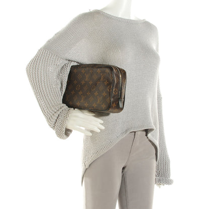 Louis Vuitton Monogram Macassar Toilet Pouch GM 2 of 7