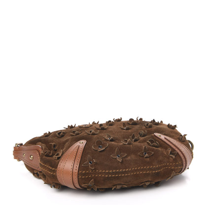 Louis Vuitton Suede Mahina Fleurs Onatah PM Cacao 4 of 9