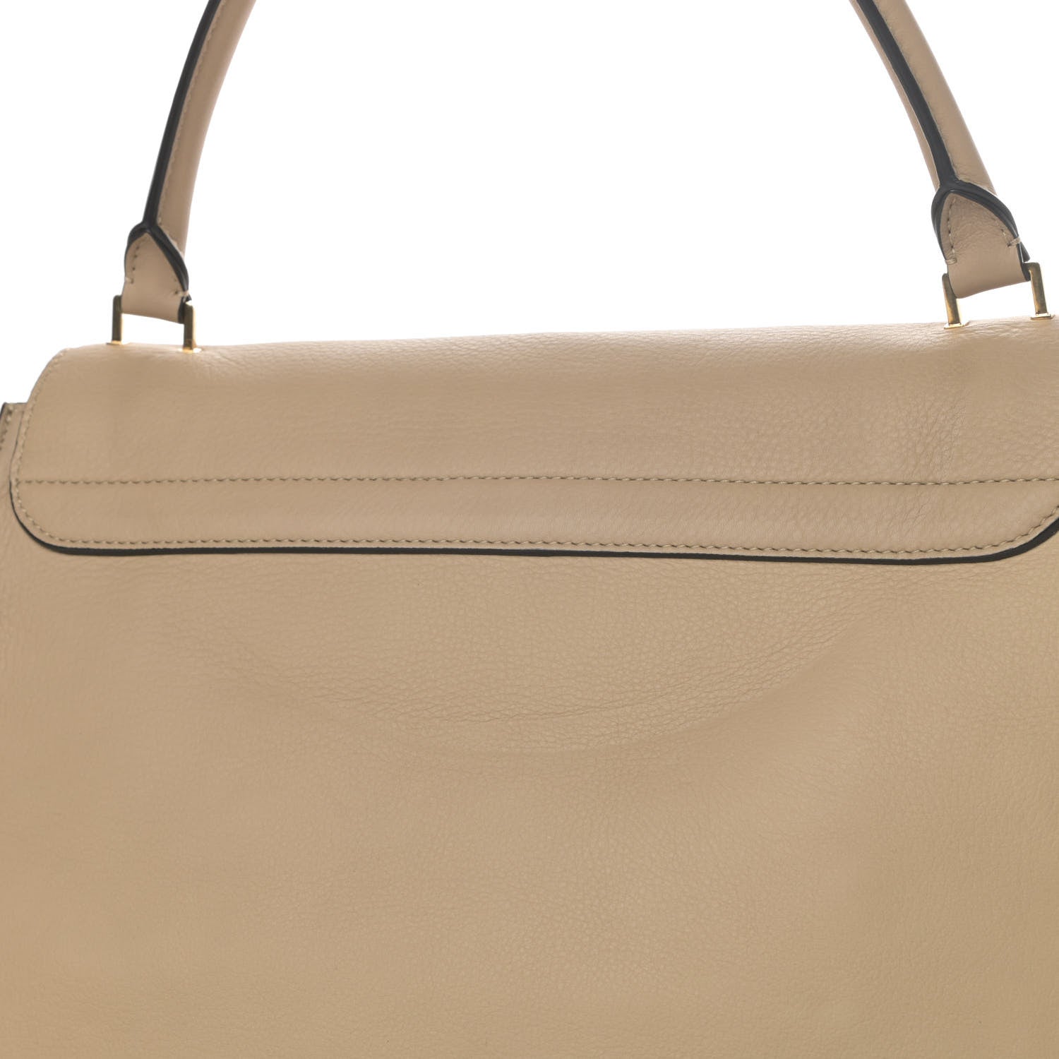 Celine Drummed Calfskin Suede Large Trapeze Sahara 11 of 26