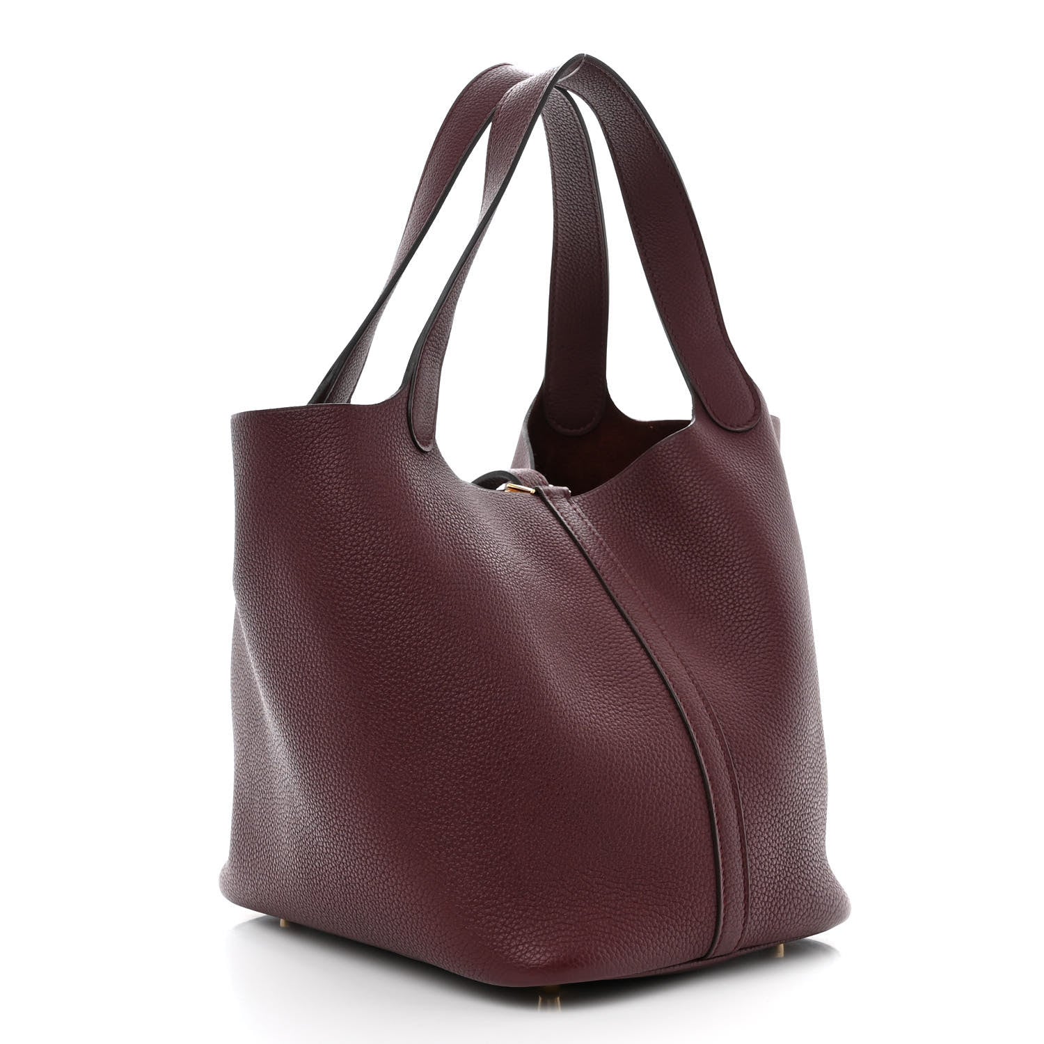 Hermes Taurillon Clemence Picotin Lock 22 MM Rouge Sellier 3 of 10