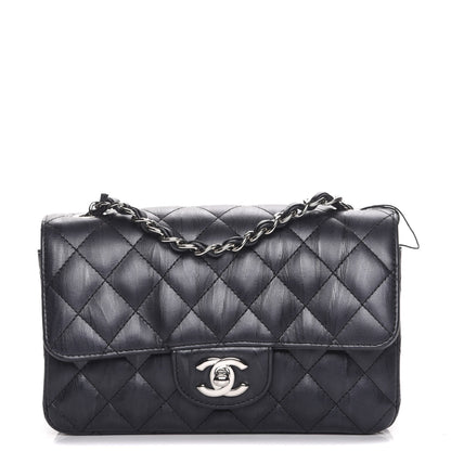 Chanel Calfskin Quilted Mini Rectangular Flap Charcoal 1 of 9