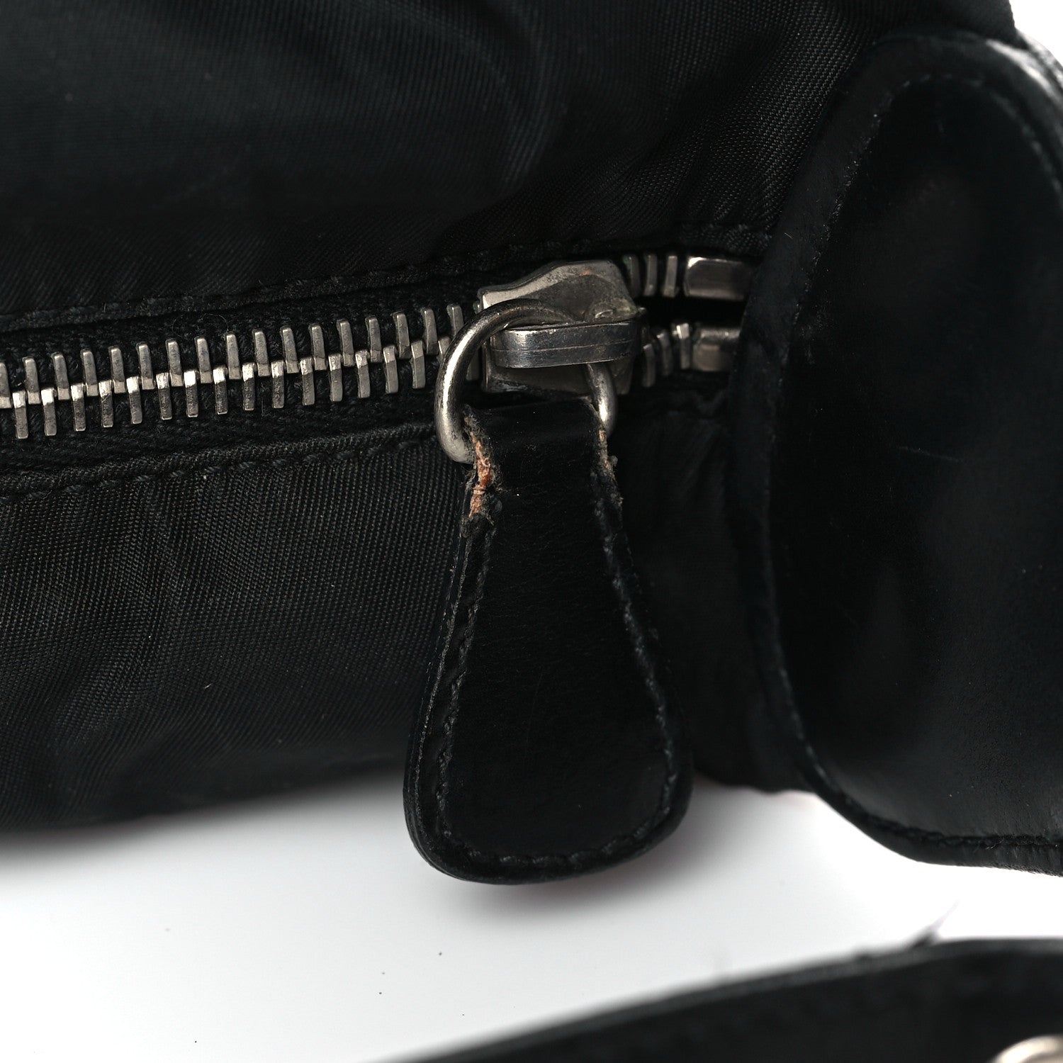 Prada Tessuto Nylon Shoulder Bag Black 9 of 13