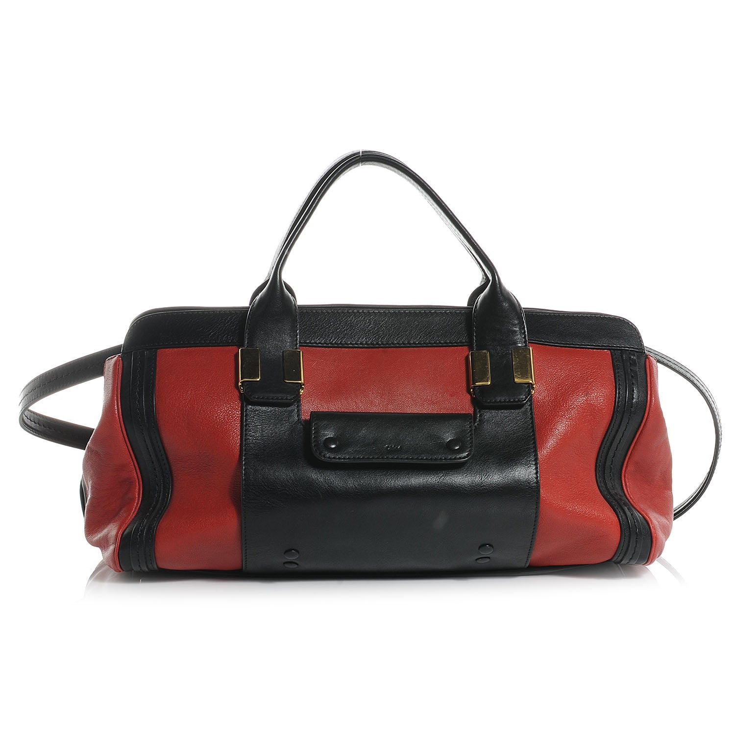 Chloe Leather Medium Alice Satchel Holly Berry 1 of 9