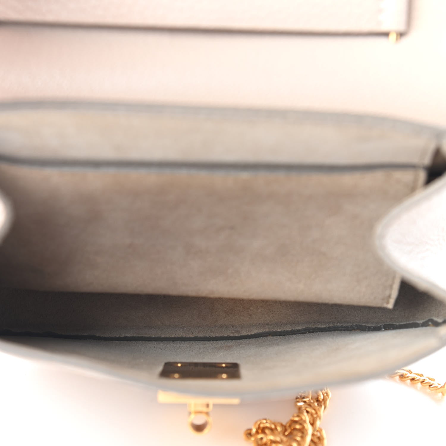 Chloe Grained Lambskin Drew Shoulder Bag Biscotti Beige 4 of 5