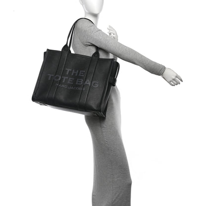 Marc Jacobs Grained Calfskin Large The Tote Bag Black 2 of 11