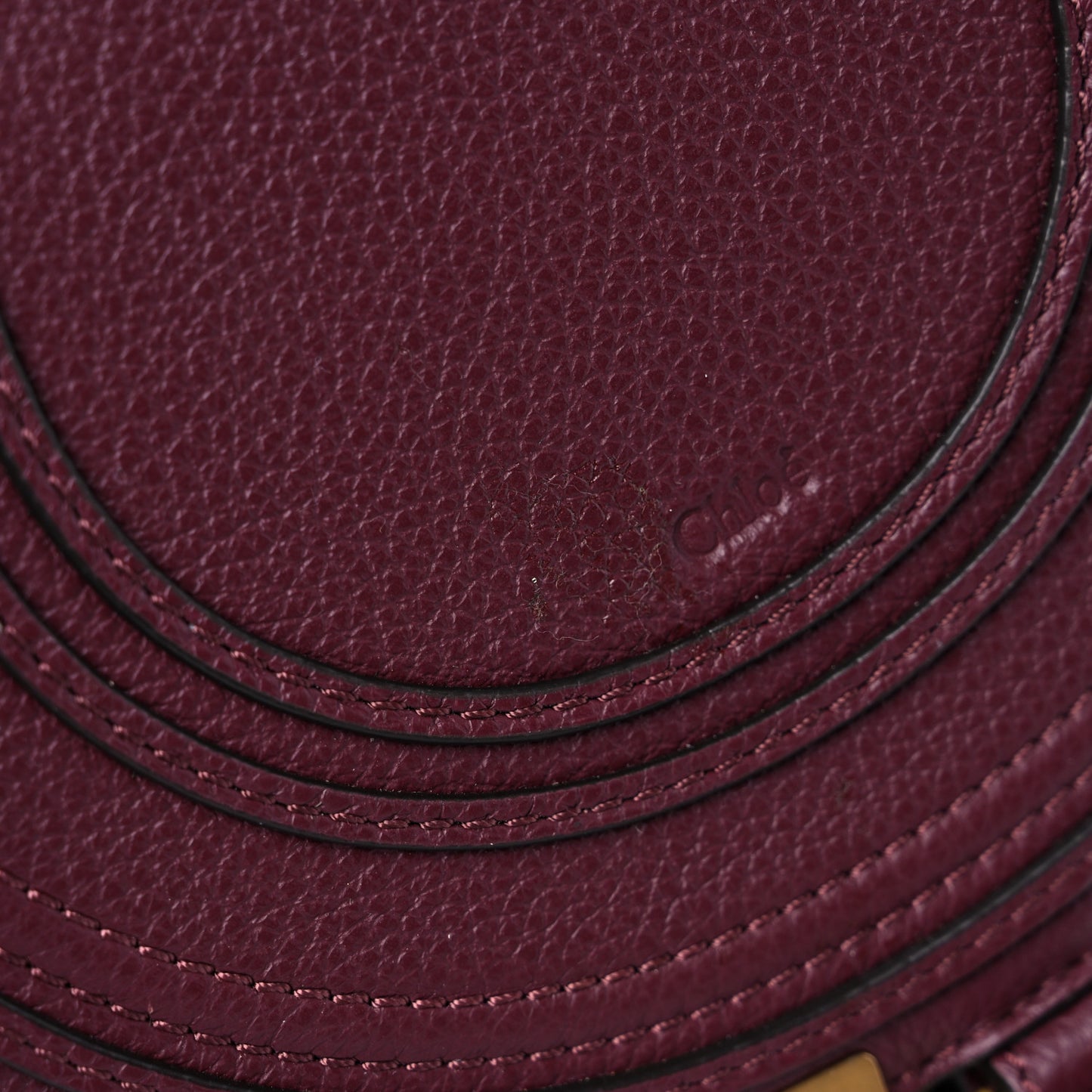 Calfskin Mini Marcie Round Crossbody Bag Wild Purple