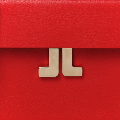 Lanvin Goatskin JL Carnet Crossbody Red 7 of 9