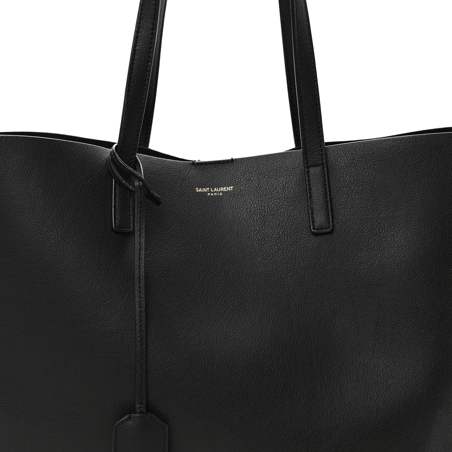 Calfskin Large Shopping Tote Black