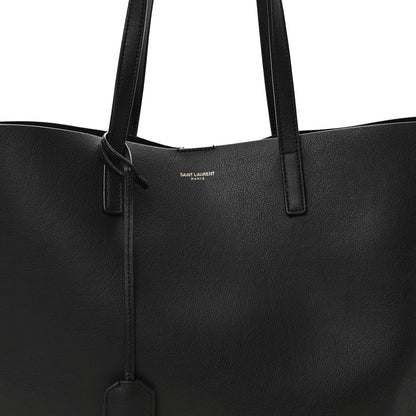 Saint Laurent Calfskin Large Shopping Tote Black 9 of 11