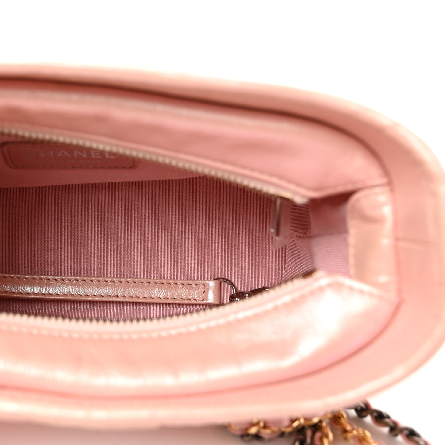 Chanel Iridescent Aged Calfskin Quilted Small Gabrielle Hobo Rose 5 of 9
