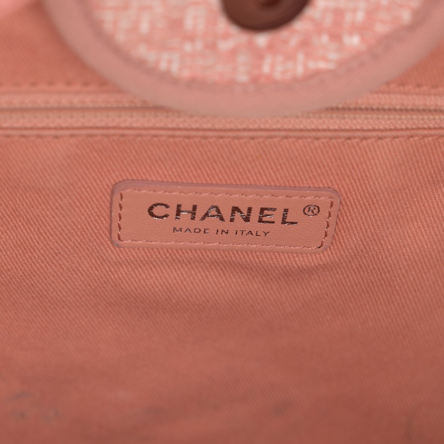 Straw Lurex Medium Deauville Tote Pink