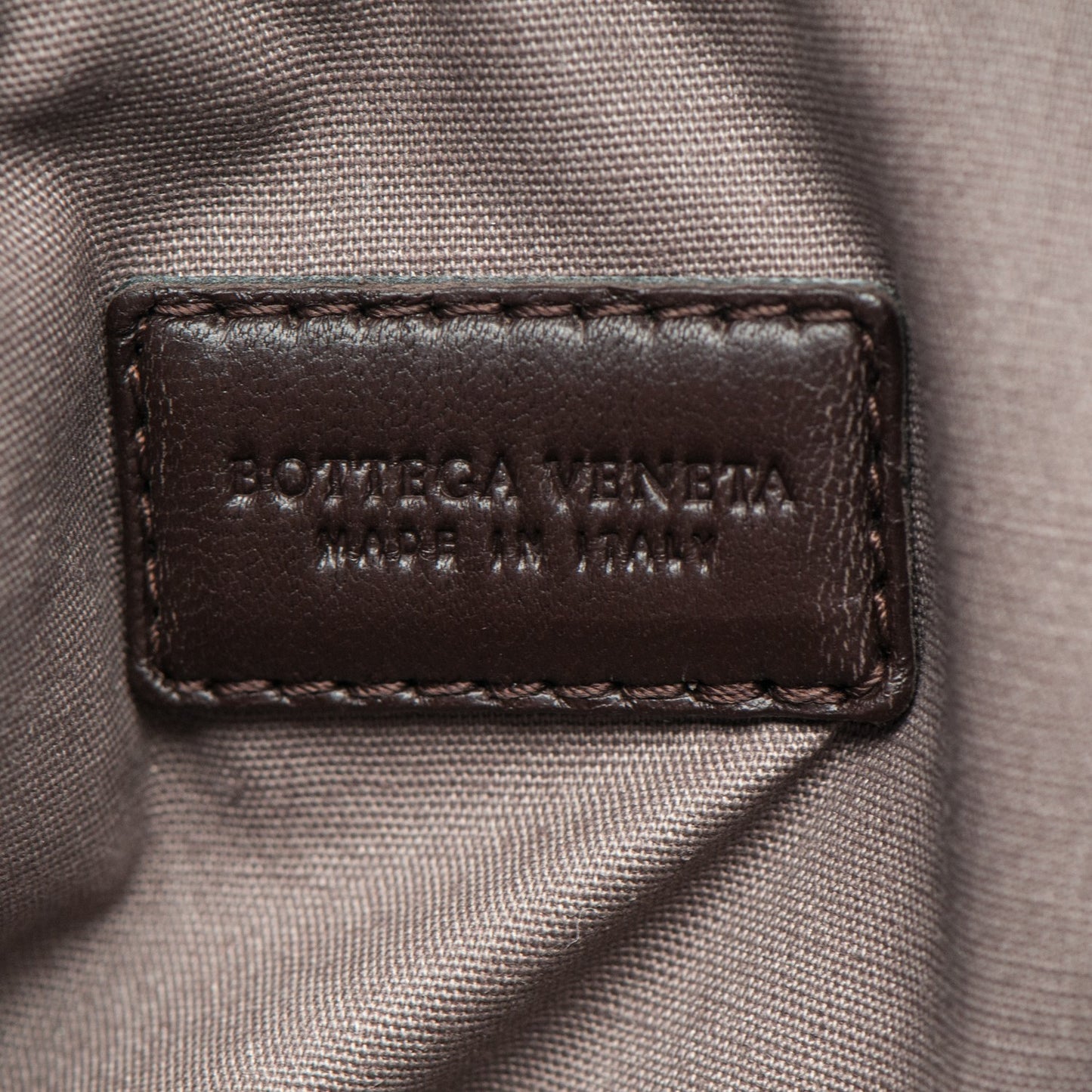 Nappa Intrecciato Cosmetic Case Ebano