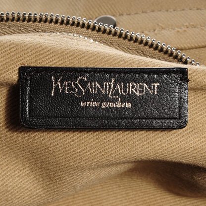 Saint Laurent Calfskin Canvas Medium Muse Two Taupe Orchid Purple 6 of 7
