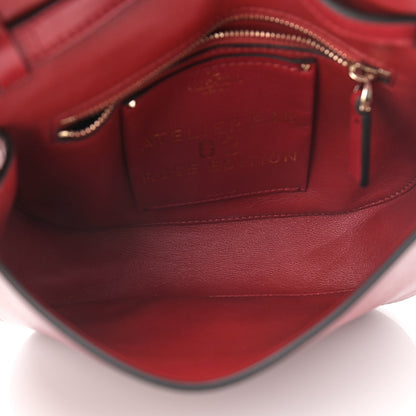 Valentino Garavani Nappa Atelier 03 Rose Edition Small Flap Crossbody Bag Cerise 5 of 11