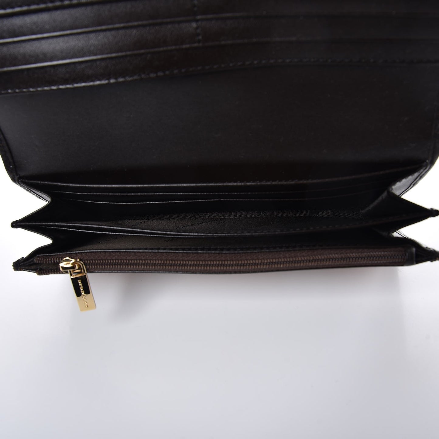 Haymarket Check Penrose Continental Wallet Chocolate
