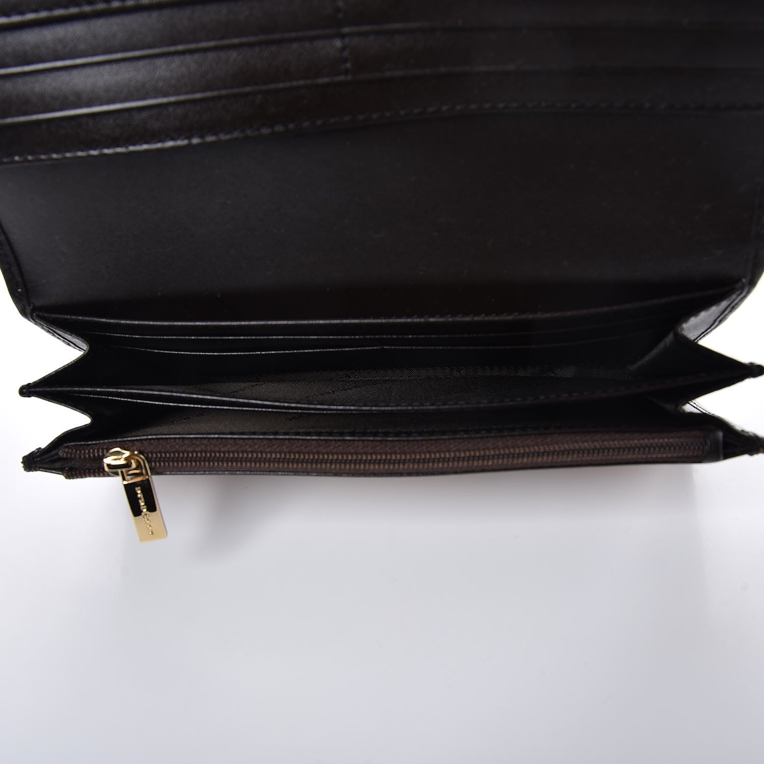 Burberry Haymarket Check Penrose Continental Wallet Chocolate 5 of 8