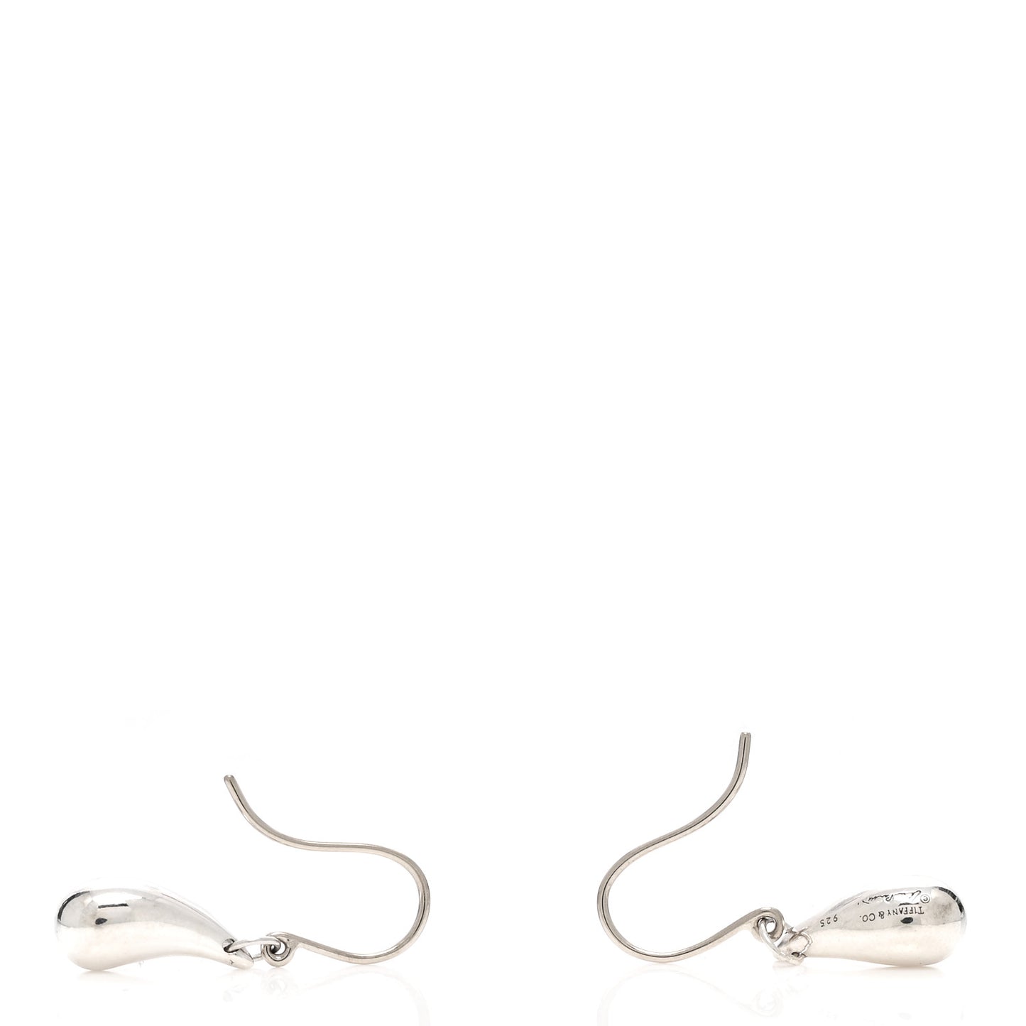 Sterling Silver Elsa Peretti Teardrop Earrings