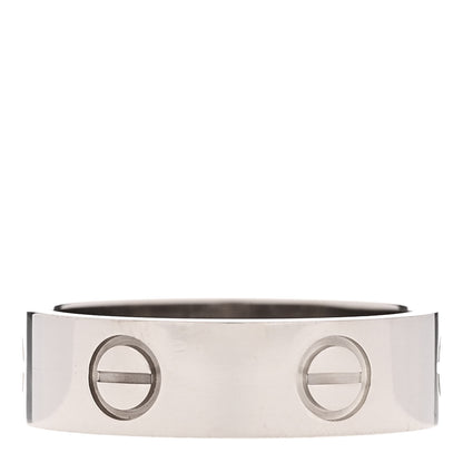 Cartier 18K White Gold 5.5mm LOVE Ring 54 7 3 of 4
