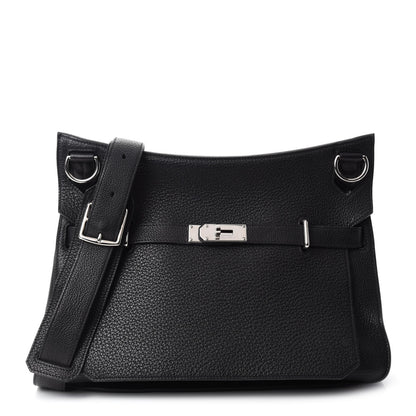 Hermes Taurillon Clemence Jypsiere 37 Black 1 of 12