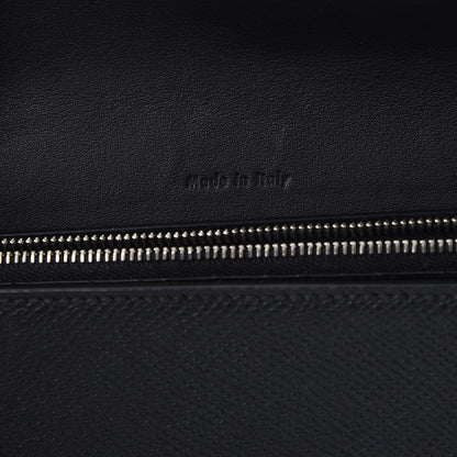 Celine Grained Calfskin Large Trotteur Multifunction Flap Wallet Black 7 of 9
