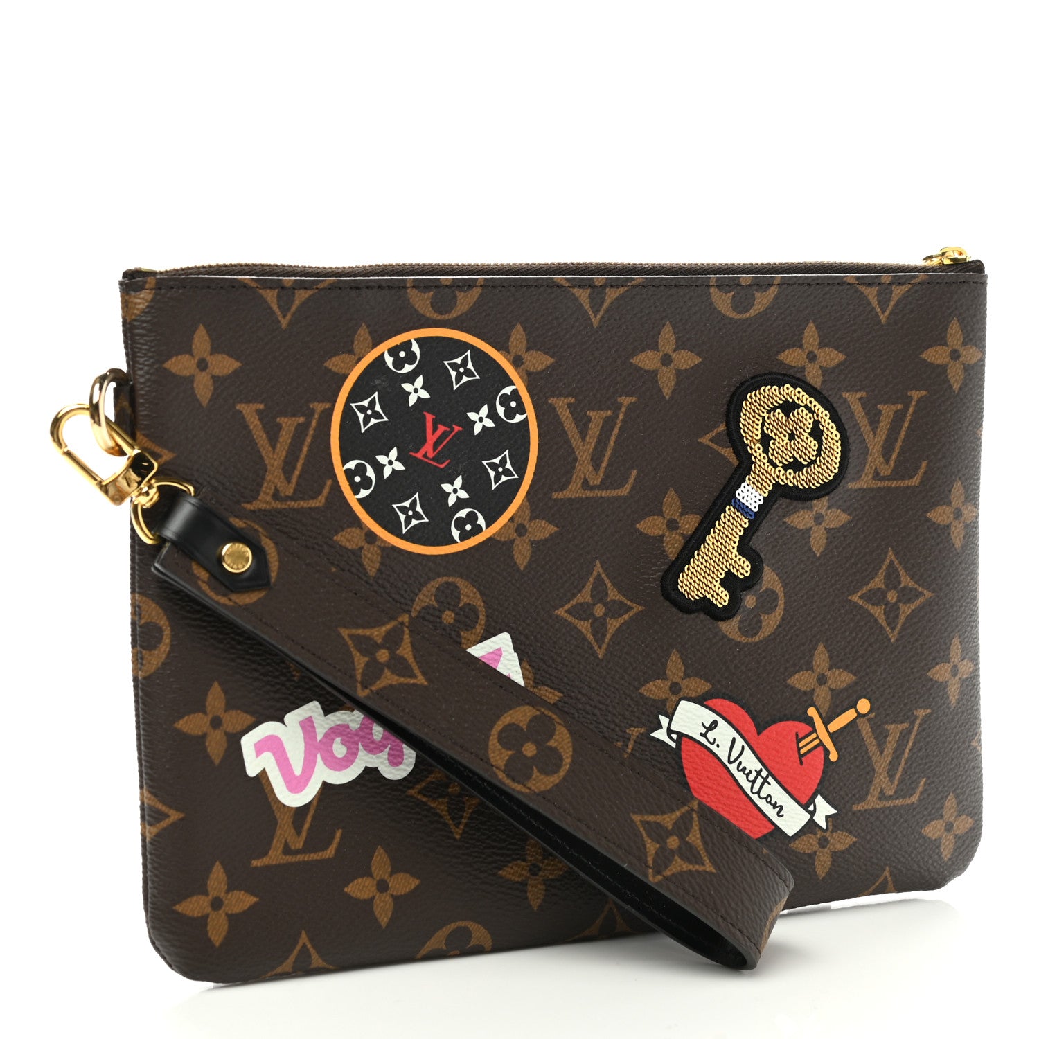 Louis Vuitton Monogram Travel Stickers City Pouch 3 of 7