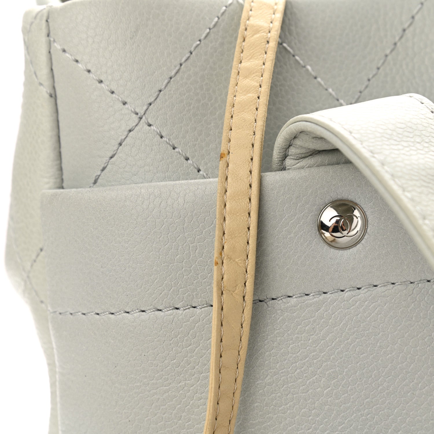 Chanel Caviar Executive Cerf Shopper Tote Grey 13 of 14