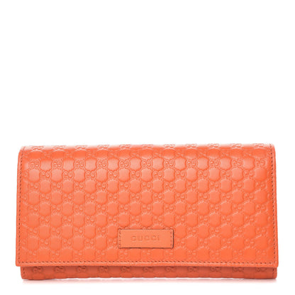Gucci Soft Microguccissima Continental Wallet Sun Orange 1 of 9