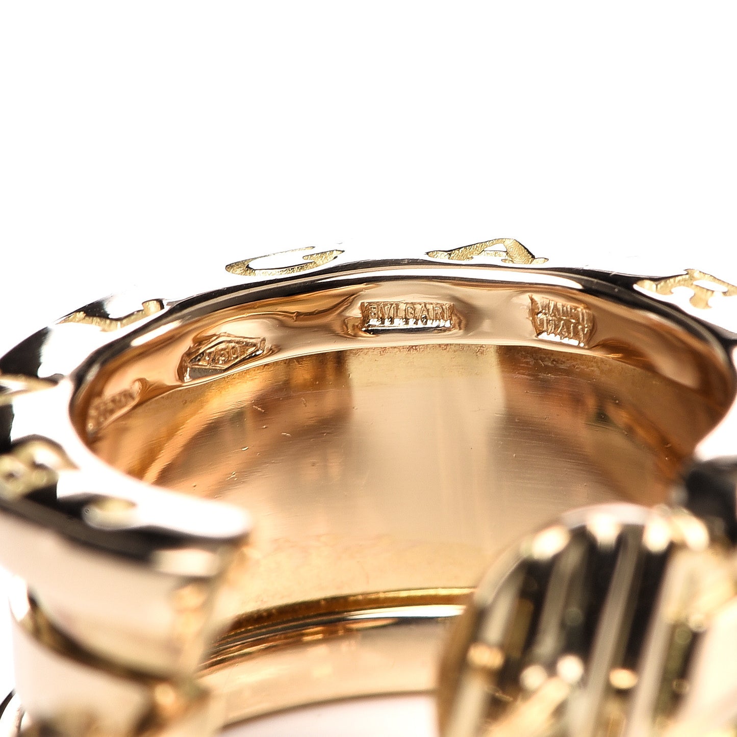 18K Yellow Gold B.Zero1 Hoop Earrings