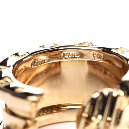 Bulgari 18K Yellow Gold B.Zero1 Hoop Earrings 6 of 7