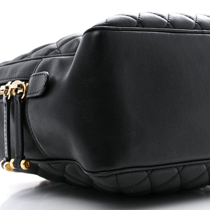Chanel Calfskin Quilted CC Medium Vanity Case Black 15 of 23