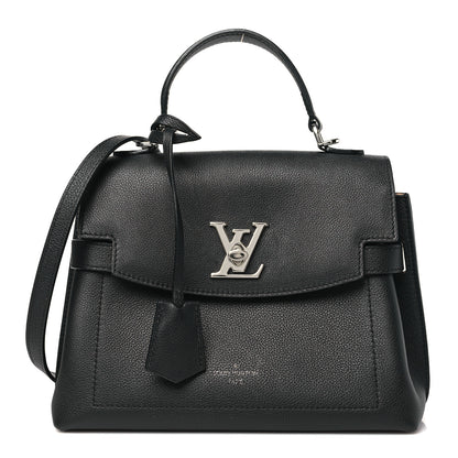 Louis Vuitton Calfskin Lockme Ever BB Black 1 of 9