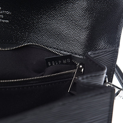 Louis Vuitton Epi Clery Black 7 of 10