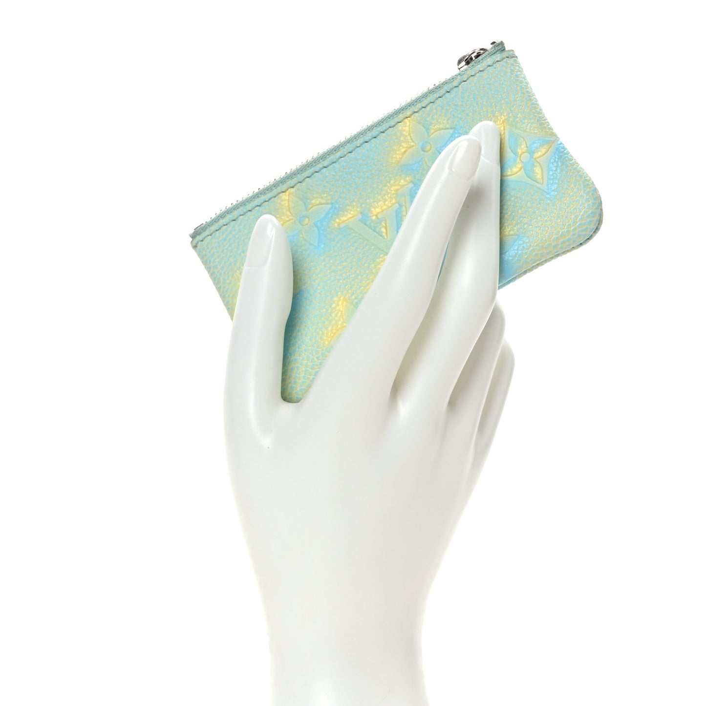 Empreinte Monogram Summer Stardust Key Pouch Water Green