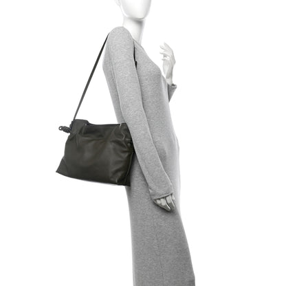 Loewe Nappa Calfskin Medium Flamenco Knot Clutch Avocado Green 2 of 10