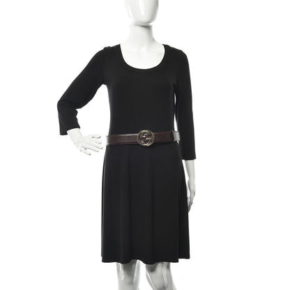 Gucci Guccissima Interlocking G 40mm Belt 90 36 Chocolate 2 of 6
