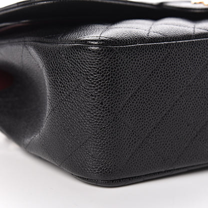 Chanel Caviar Quilted Jumbo Double Flap Black 8 of 11