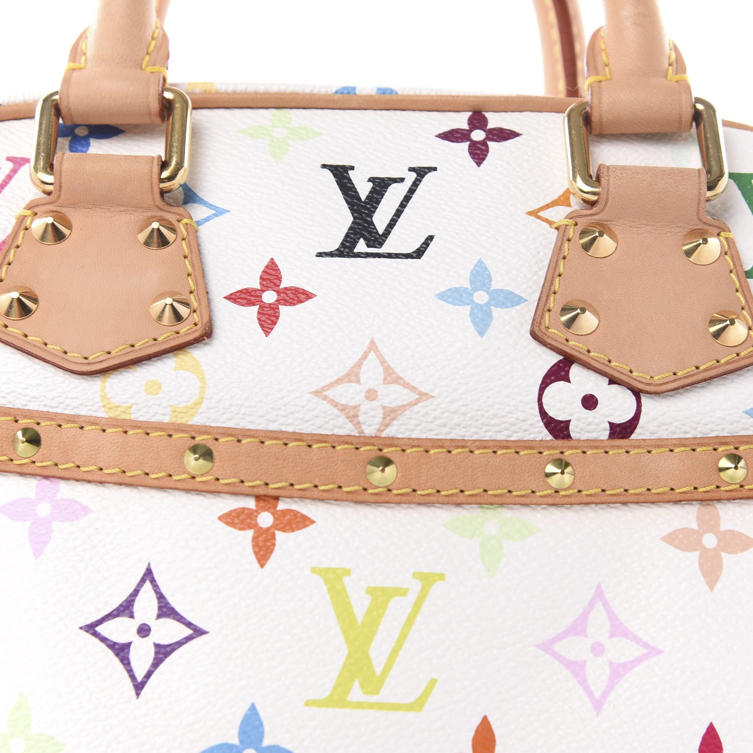 Louis Vuitton Monogram Multicolor Trouville White 7 of 9