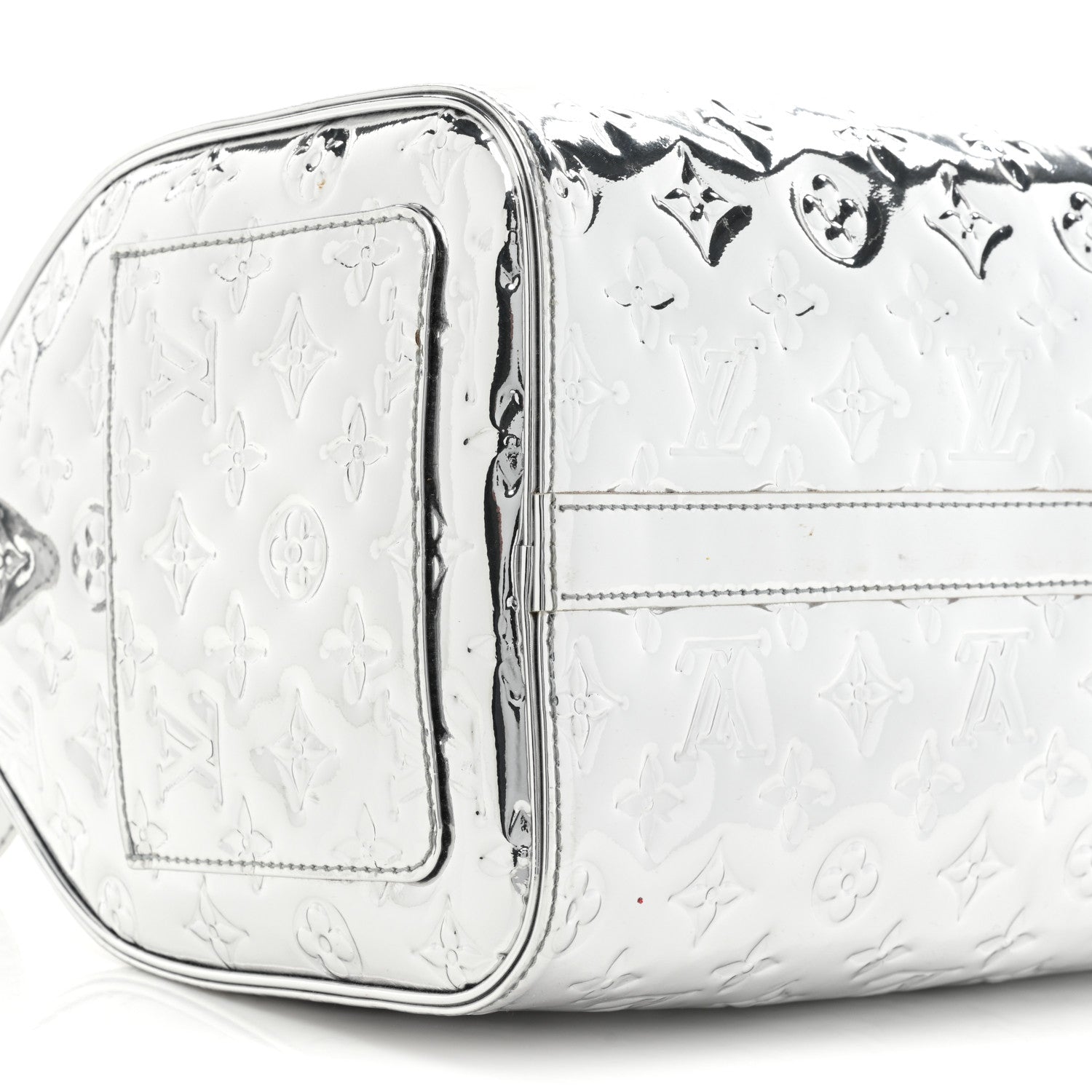 Louis Vuitton Monogram Miroir Speedy 30 Silver 7 of 8