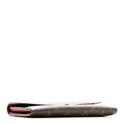 Louis Vuitton Monogram Emilie Wallet Rouge 4 of 14