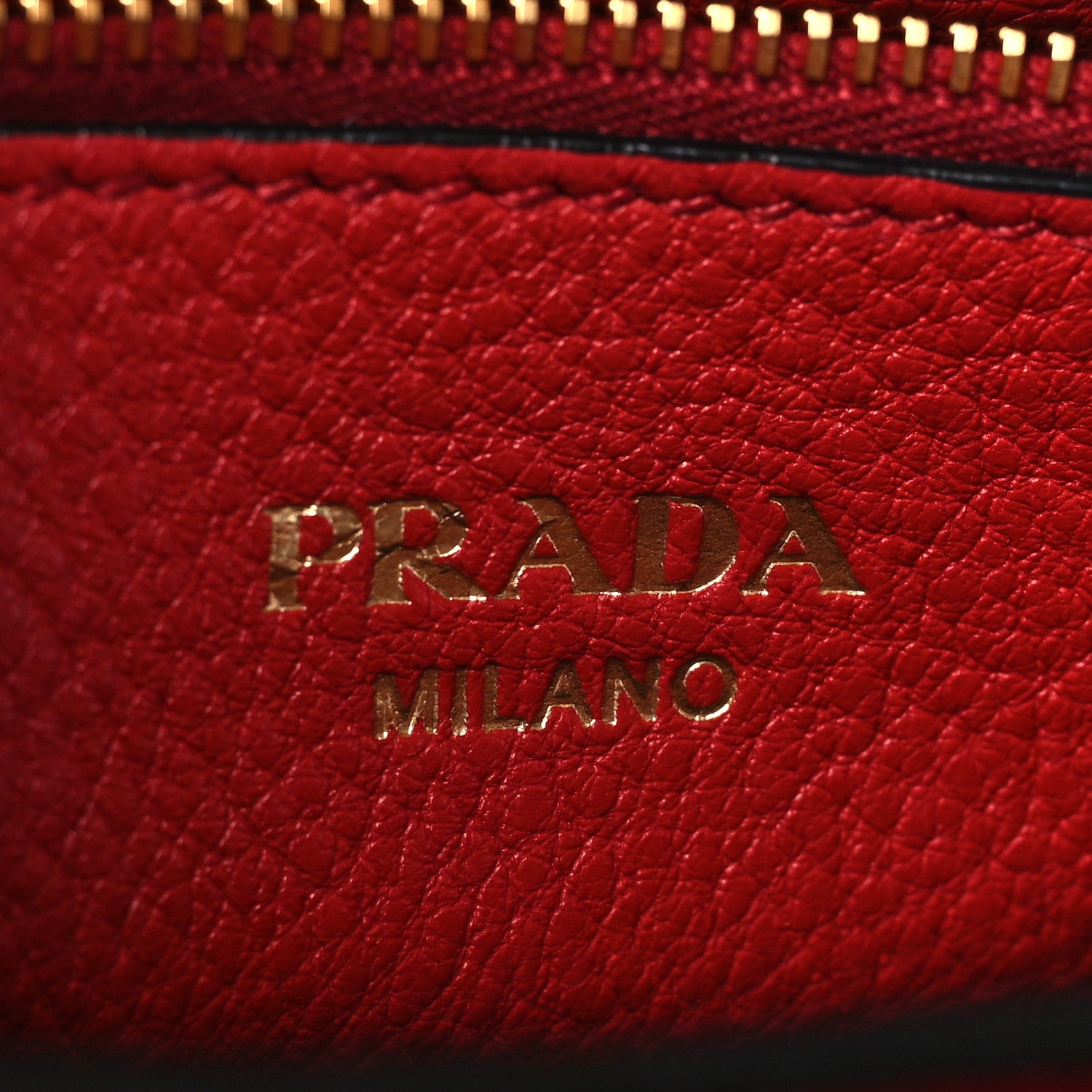 Prada Vitello Daino Flap Crossbody Rosso 5 of 8
