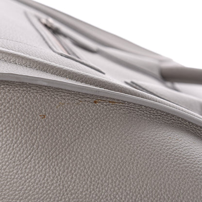 Celine Drummed Calfskin Mini Luggage Souris 13 of 16