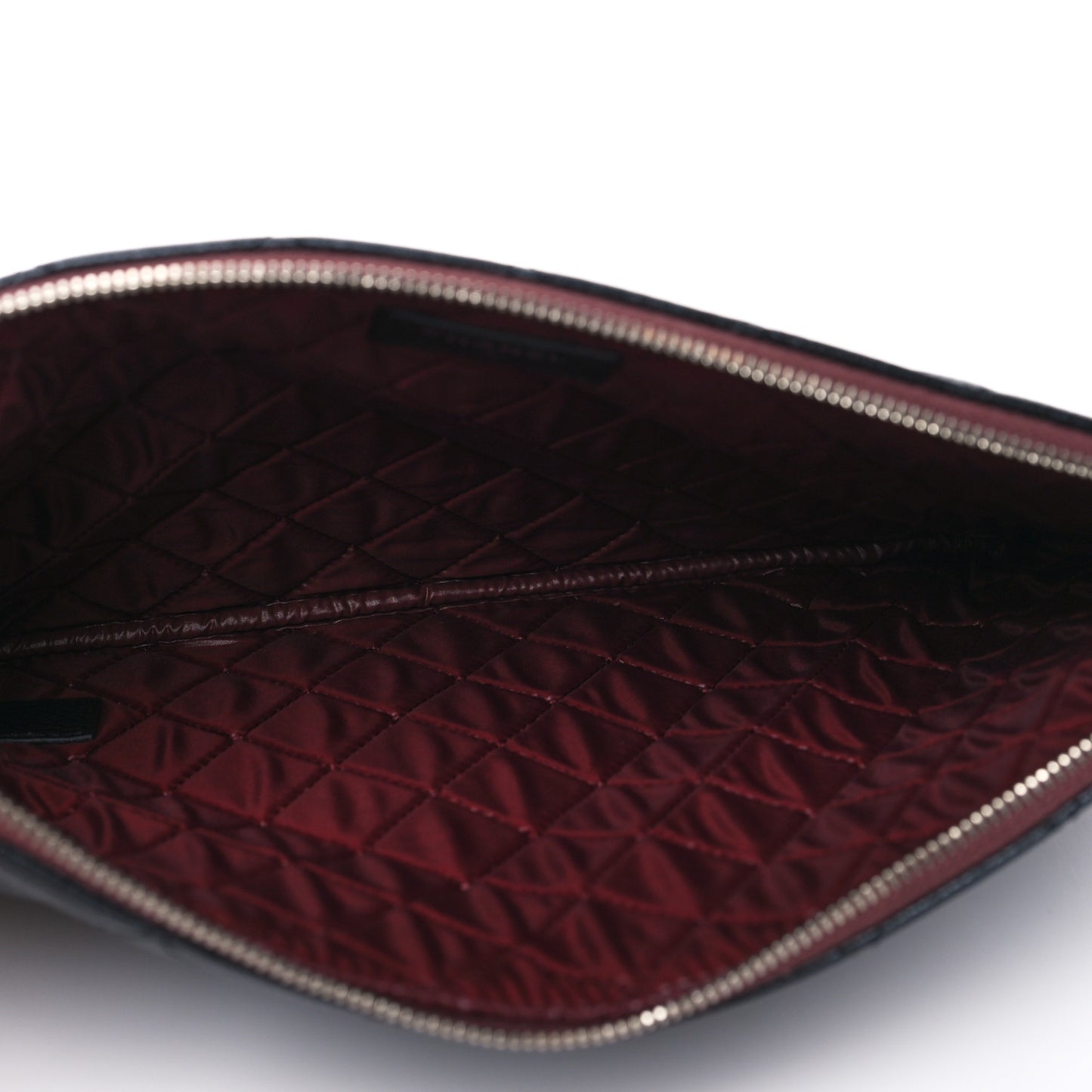 Caviar Quilted Medium Cosmetic Case Black